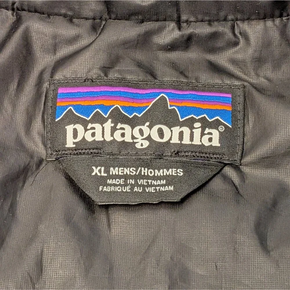 Patagonia Mens Nano Puff Black Zip Vest Goose Island Beer Co Size XL 84242 - Picture 4 of 10